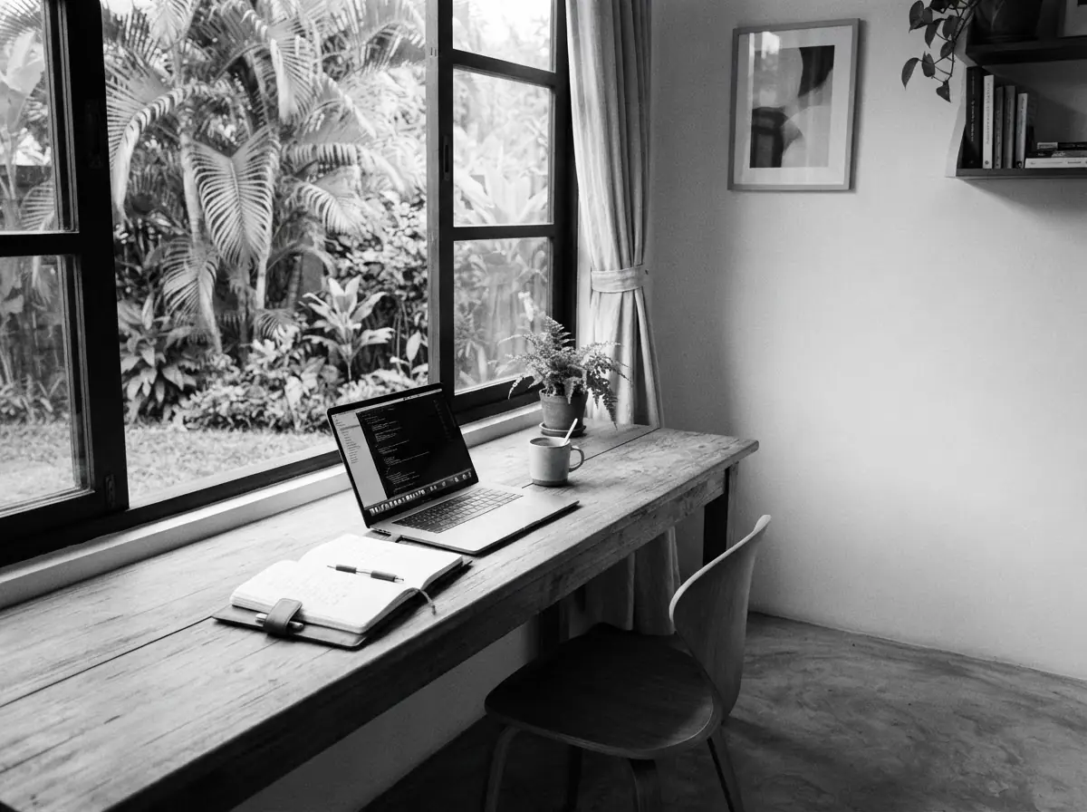 Work With Focus, Surrounded by Nature