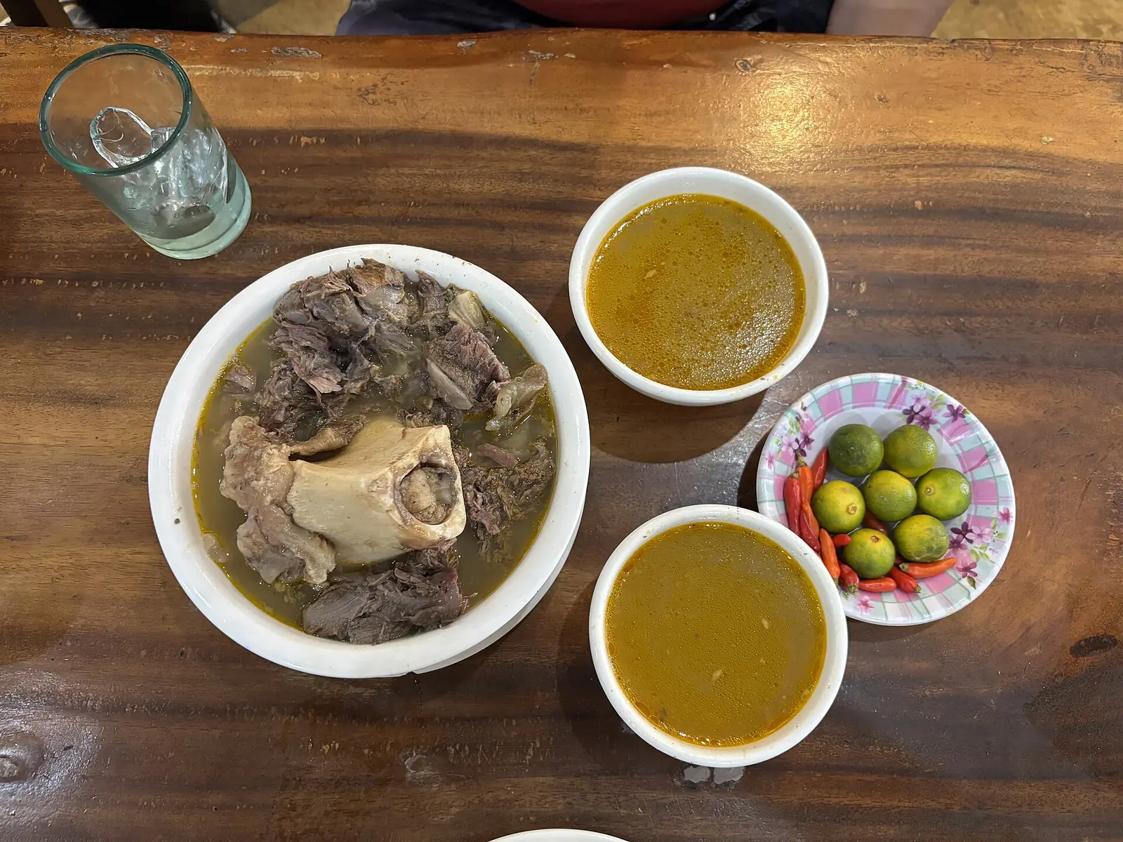 A bowl of cansi, beef shank and marrow in a sour broth, at Eron's Cansi House in Bacolod