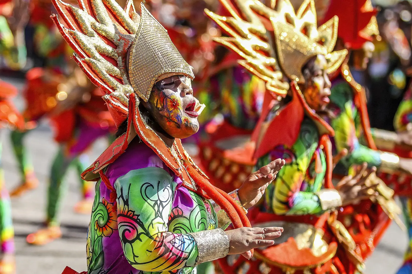 Dancers at the Pintaflores Festival in San Carlos
